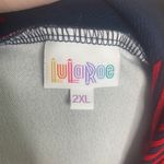 LuLaRoe Navy and Red Cassie Skirt- 2XL- NWT Photo 5