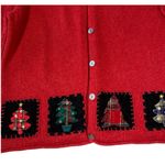 Liz Claiborne VINTAGE CRAZY HORSE by  Christmas Cardigan Photo 2