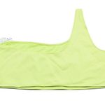Good American Scuba Hot One Shoulder Bikini Top Key Lime Green 7 US 4XL Photo 2