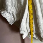 Andree by Unit  White Eyelet Puff Sleeve Top Y2K‎ Retro Cottagecore Indie Large Photo 3