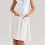 House Of CB  Dress Midi White Photo 0