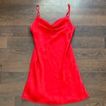 House of Harlow 1960 x REVOLVE Ira Mini Dress Crimson Red Small Photo 1