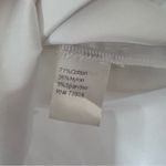 Ming Wang Ruffle Neck Short Sleeve Blouse in White Size Medium Photo 7