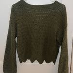 Cotton Emporium  Olive Button-Up Cardigan Photo 1