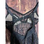 Victoria's Secret  Black Lace Sheer Nightgown Size Small Sexy Photo 3