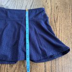 Lands' End  Womens Navy Blue Eyelet Swim Skirt Attached Brief Suit Bottom Size 10 Photo 5