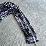 Simply Vera Wang Tie Dye Abstract Print Blouse Womens S Purple Handkerchief Hem Photo 7