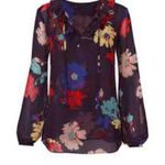 CAbi Style 3859 Juliet Floral Print Blouse Size S Photo 2