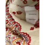 Velzera  Boho Lace Detail Bell Cuff Tie Top Mini Dress Small Cottagecore Festival Photo 8