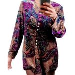 Liz Baker Vintage Velvet
Black Gold Japanese Print Button Down Long Sleeve 22W Photo 0