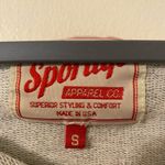 Women's Sportiqe Gray Cropped Round Neck Chicago Bulls Long Sleeve Tee Small Photo 2