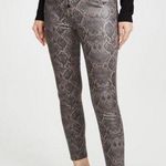 J Brand Lillie Coated High Rise Skinny Jeans Snakeskin Size 27 Photo 0