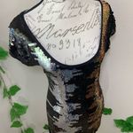 BCBG Maxazria Sequin Gold Silver Dress 🍀 Photo 4