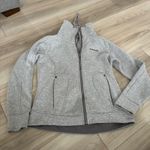 Avalanche  Outdoor Fleece Jacket Full Zip Mock Neck Women's Medium Gray Photo 0