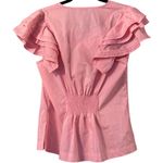 Moelleux flutter ruffle lace sleeve v Photo 1