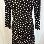 Metaphor  Polka Dot Midi Dress Womens Size Large 3/4‎ Sleeves Stretch Formal Photo 5