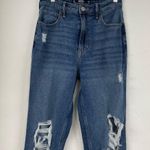 Hollister Ultra High Rise Stacked Vintage Straight Womens Jeans 26 Distressed Photo 1