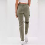 American Eagle Cargo Stretch Straight Pants in Green Size 2 Regular Photo 1