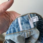 Princess Polly Curve Light Wash Distressed Denim Shorts 16 Photo 4