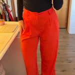 SheIn  orange straight business pants small Photo 0