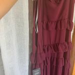 Lulus Long Ruffle Dress Photo 4