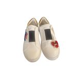 Karl Lagerfeld  Paris Graphic Slip on Sneakers White Size 8 M Photo 2