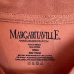 Margaritaville Lake Conroe TX Graphic Tee Small 100% Cotton Short Sleeve Rust Co Orange Photo 3