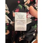 Equipment Femme Revolve‎ Black Floral Silk Sola Top Sz S $325 Photo 11