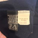 Ralph Lauren Polo  Womens 1/4 Zip Short Sleeve Top Size L Navy Blue Preppy Photo 4