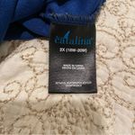 Catalina Blue Sweetheart Bustier Swim Top Size 2X Photo 1