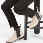 Everlane Italian Leather Chelsea Boots Bone Size 9 Photo 0