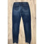 Driftwood Marilyn Classic Fit Dark Wash Distressed Raw Hem Jeans Womens 27 Photo 1