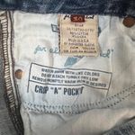 7 For All Mankind  crop "A" pocket denim capri pants Photo 4