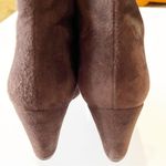 Stuart Weitzman  Dark Chocolate Brown Suede Ankle Boots Photo 4