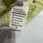 Women’s Cropped Tank Top Size S Boning Rushed Mesh Y2K Green Coquette Feminine Photo 5