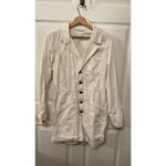 Free People Cotton/Linen Blend Elaine Shortalls Romper in Ivory, S Photo 1