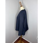MM.LaFleur  The Annette Top in Everday Twill Blue‎ Night Medium M Photo 1