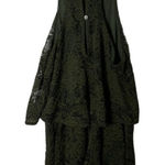 Blue Pair SZ S green crochet halter romper Photo 0