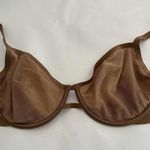Auden Semi Sheer 36C Brown Mesh Unlined Demi Coverage Underwire Size undefined Photo 0