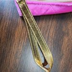 Ipsy Pink Quilted Velvet Pouch Zippered Cosmetic Bag Toiletries Makeup Bag Photo 9