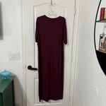 SKIMS  Women's RINGER T-SHIRT LONG DRESS Pajama Short Sleeve Maxi Dress Size M Photo 4