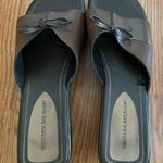 Montego Bay Club  Wedge Slip On Slides Size 10 Color Brown Photo 0