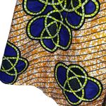 Etsy Full Brightly Colored Maxi Elastic Tie Waist Orange Yellow Blue Medium Photo 8