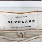SLVRLAKE London Relaxed Denim Shorts Ivory High Rise Non Photo 5