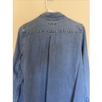 Banana Republic  Blue Chambray Casual Coast Button Front Shirt Womens Medium Tall Photo 7