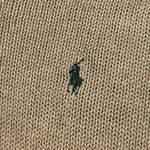 Ralph Lauren  V Neck Sweater Vest Linen Cotton Medium Large Tan Brown Top Photo 4