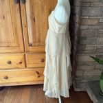 NWT. D.X Elegant Cream Layered Women's Dress. Size 8 White Photo 1