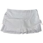 Lucky in Love Women's Size L White Tonal Animal Print Instinct Wild Tennis Skort Size L Photo 4