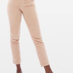 Everlane Baby Cord Cheeky Corduroy Pants Women's Size 27 Peachy Tan Photo 0