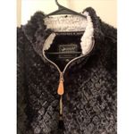 Simply Southern Women's Sherpa Style Faux Fur Pullover Jacket Black Size XXL Photo 2